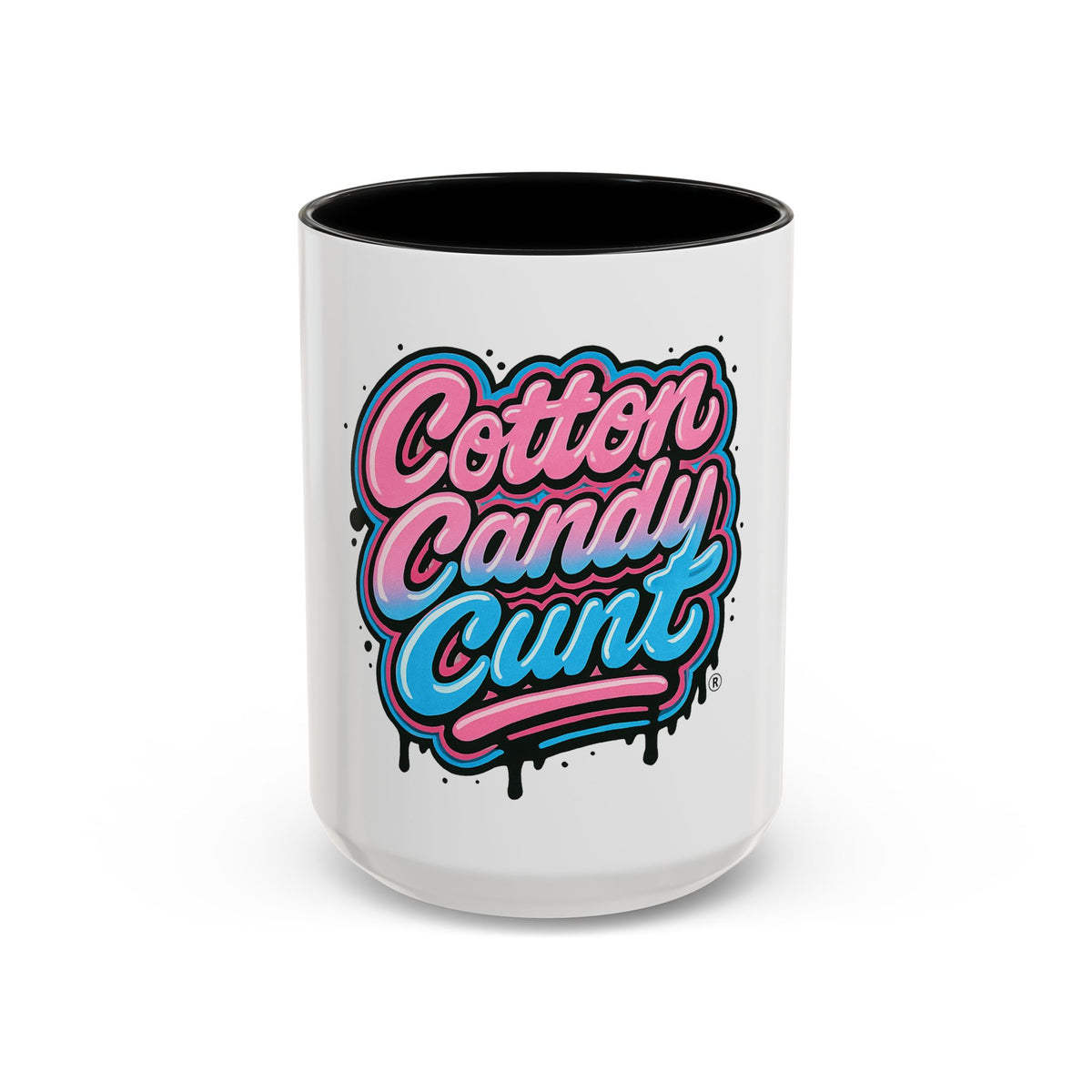 Cotton Candy Cunt Accent Coffee Mug — Design 6