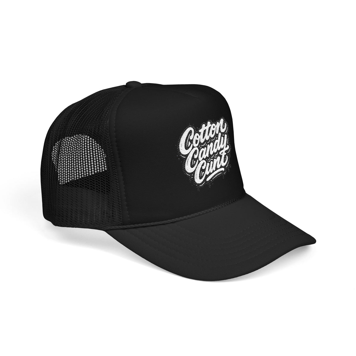 Cotton Candy Cunt Light Pink Trucker Hat — Design 6