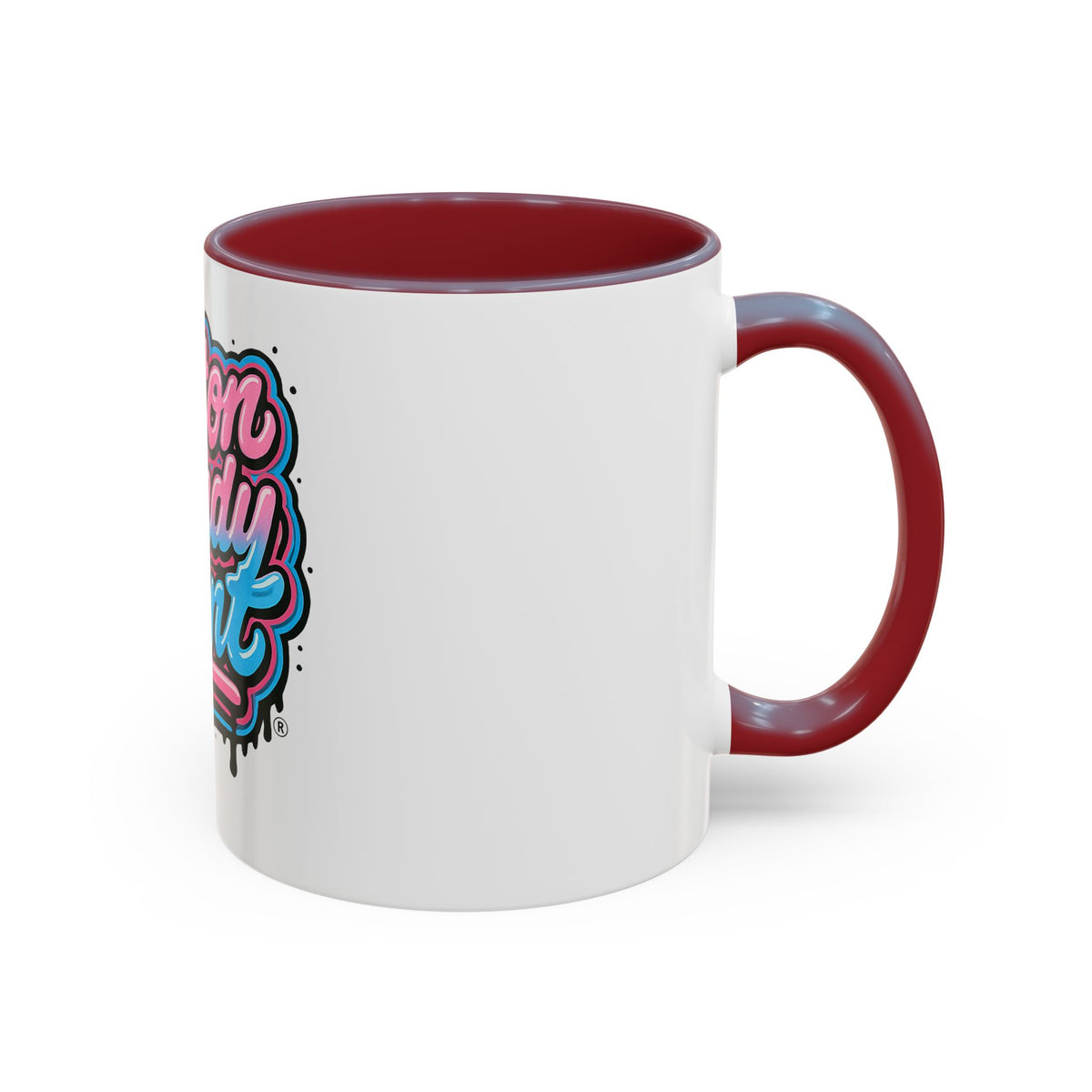 Cotton Candy Cunt Accent Coffee Mug — Design 6