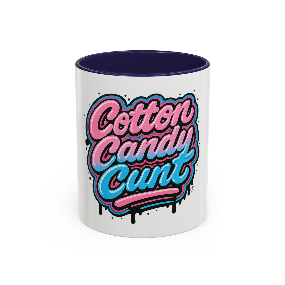Cotton Candy Cunt Accent Coffee Mug — Design 6
