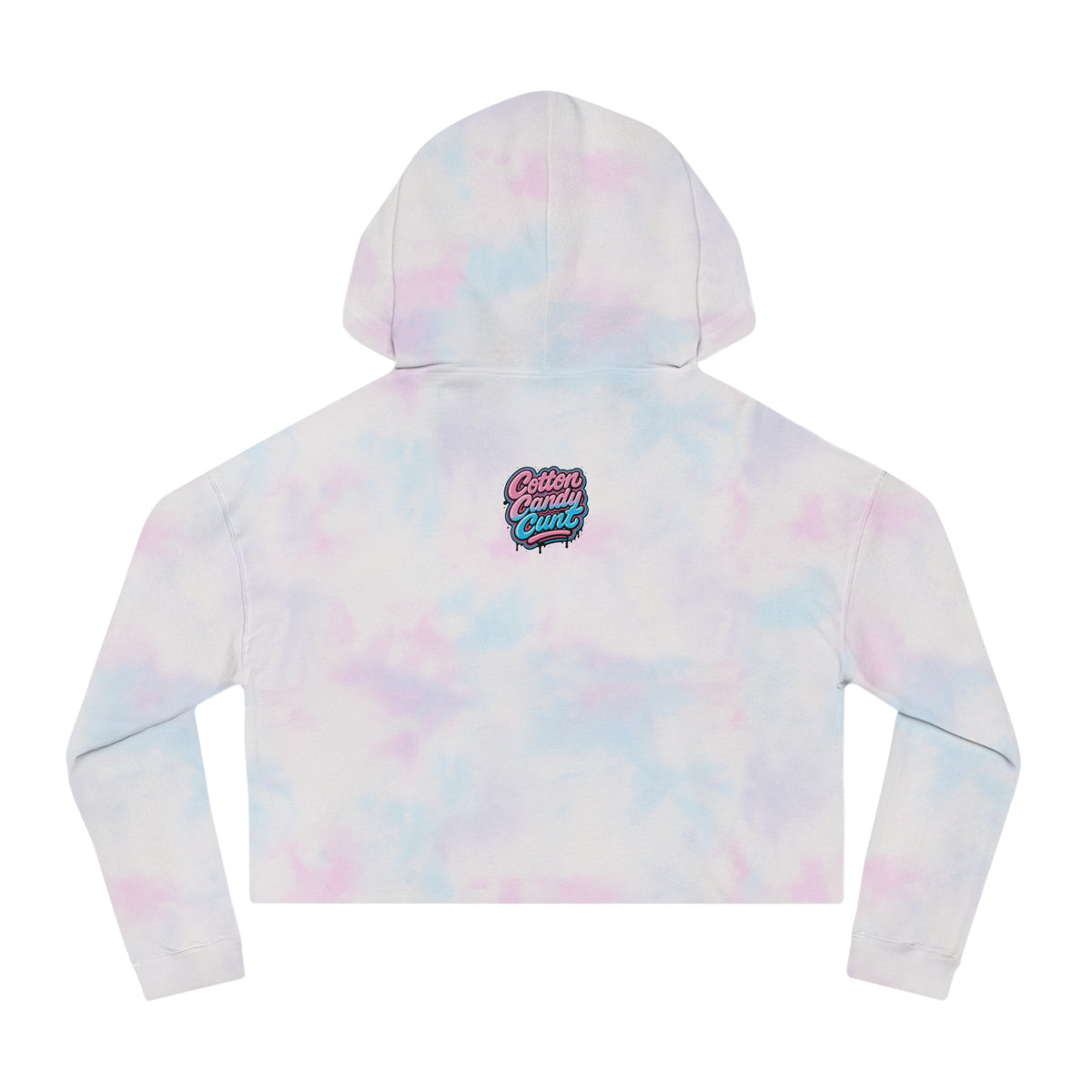 Cotton Candy Cunt Women's Cotton Candy Sky Cropped Hoodie — Design 6