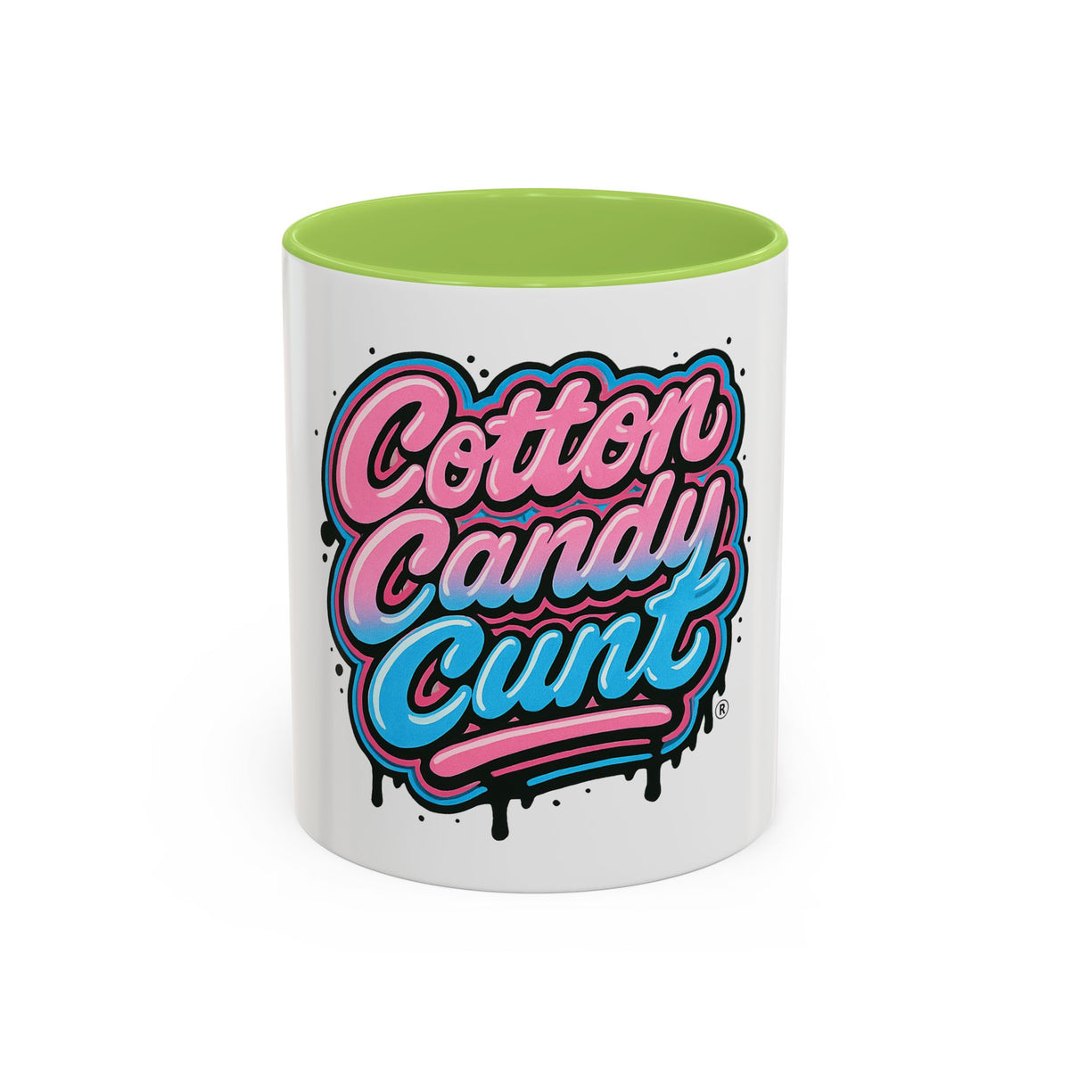 Cotton Candy Cunt Accent Coffee Mug — Design 6