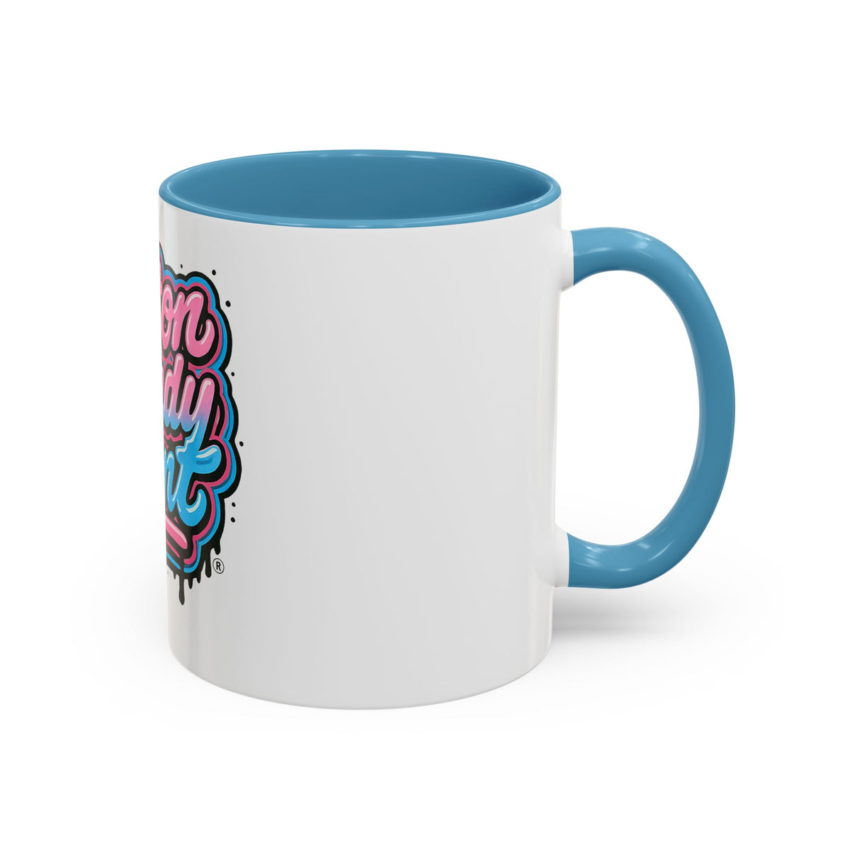 Cotton Candy Cunt Accent Coffee Mug — Design 6