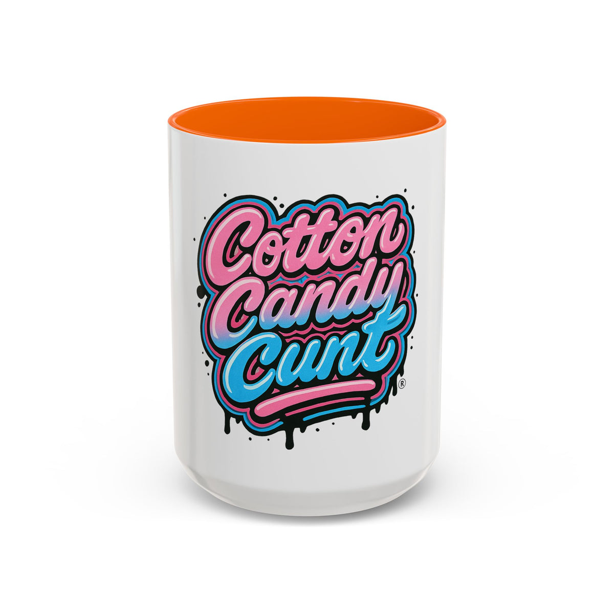Cotton Candy Cunt Accent Coffee Mug — Design 6