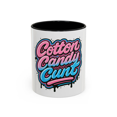 Cotton Candy Cunt Accent Coffee Mug — Design 6