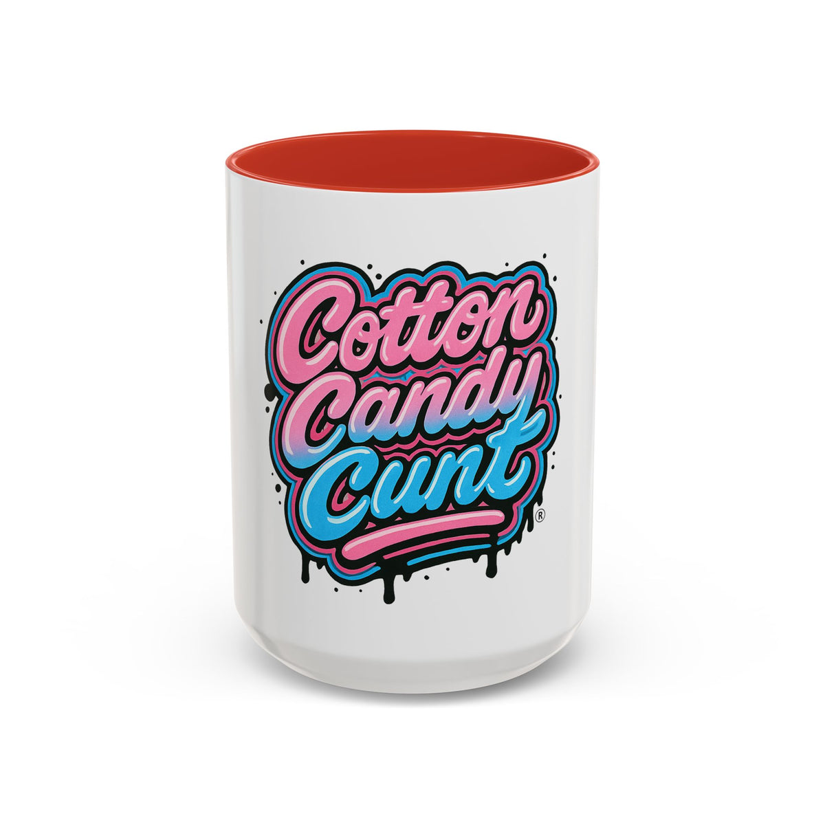 Cotton Candy Cunt Accent Coffee Mug — Design 6