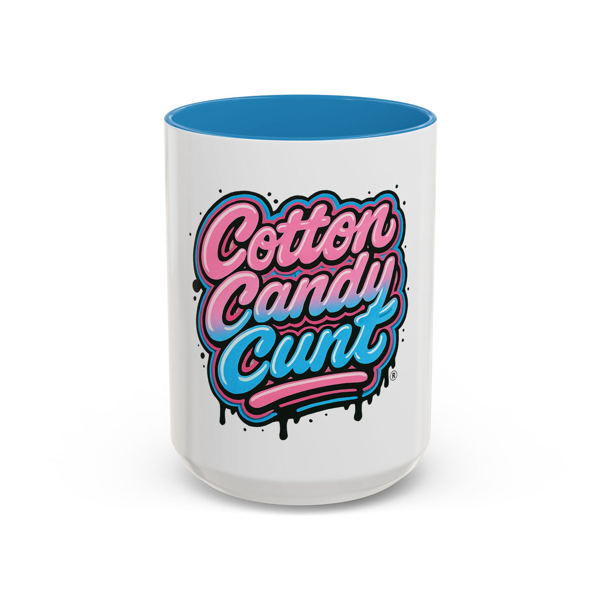 Cotton Candy Cunt Accent Coffee Mug — Design 6