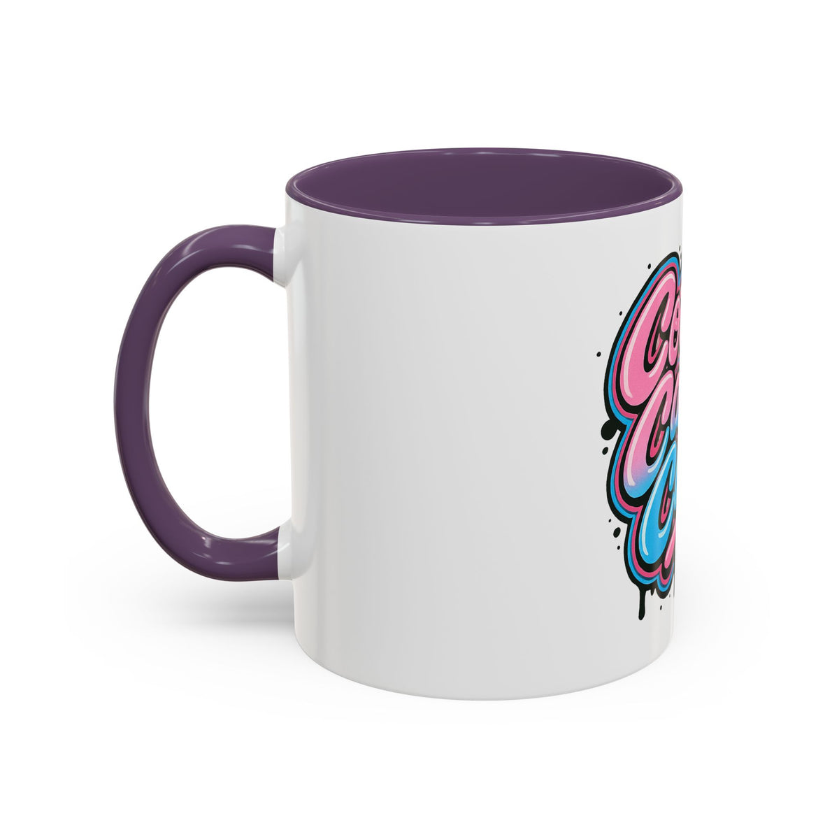 Cotton Candy Cunt Accent Coffee Mug — Design 6