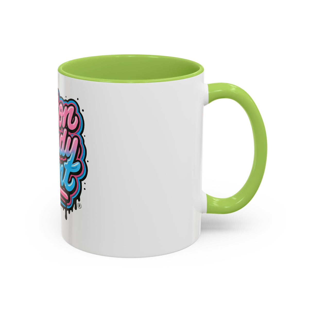 Cotton Candy Cunt Accent Coffee Mug — Design 6