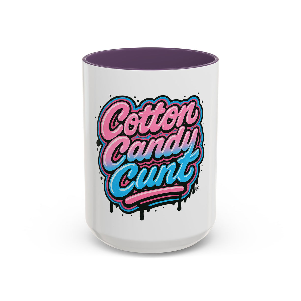 Cotton Candy Cunt Accent Coffee Mug — Design 6