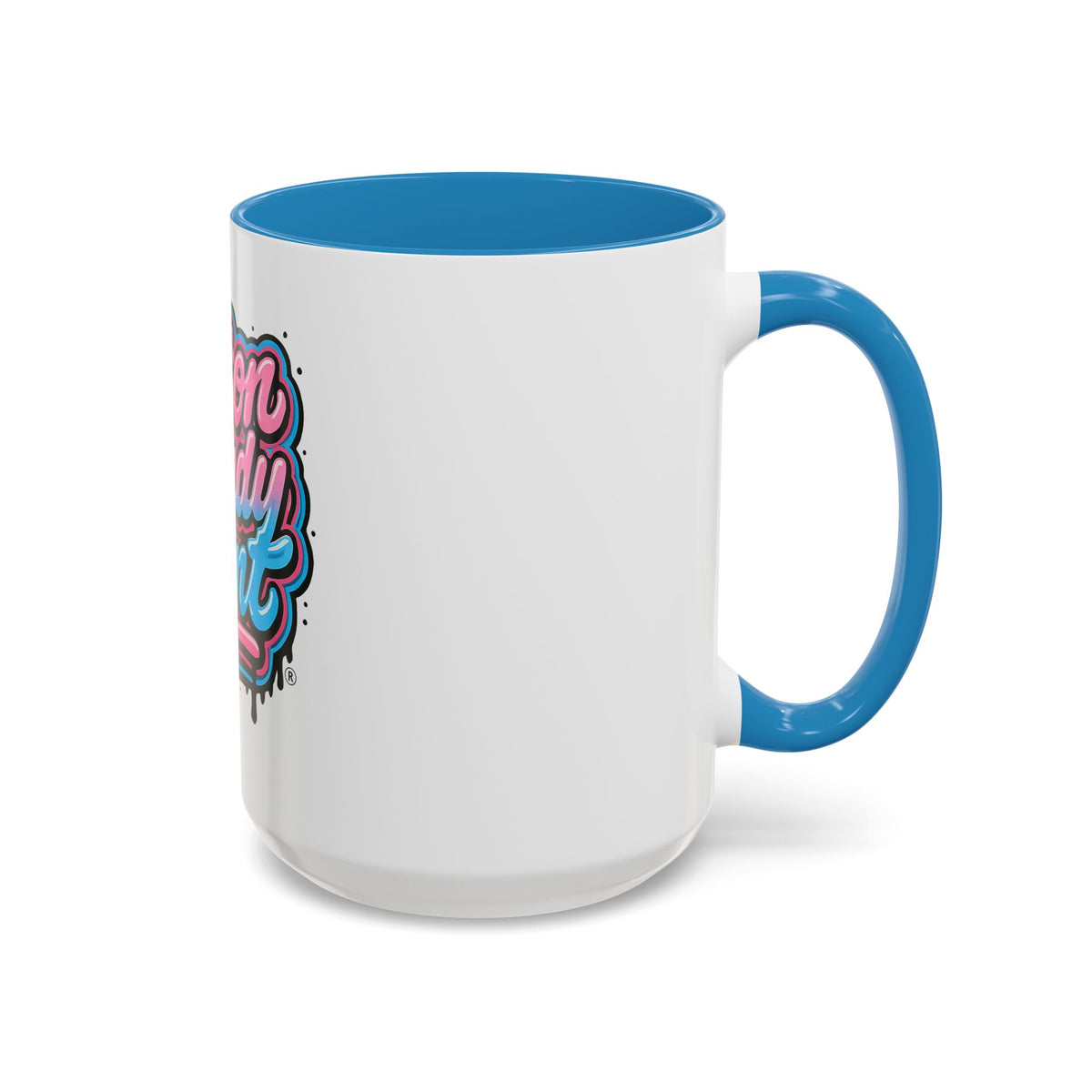 Cotton Candy Cunt Accent Coffee Mug — Design 6