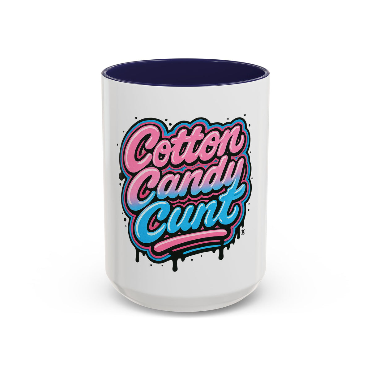 Cotton Candy Cunt Accent Coffee Mug — Design 6