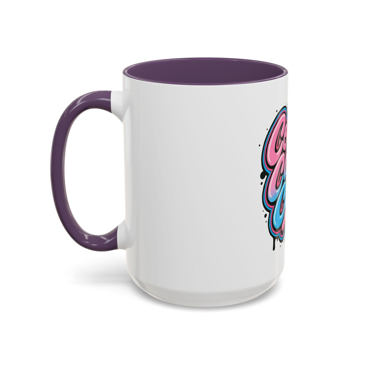 Cotton Candy Cunt Accent Coffee Mug — Design 6