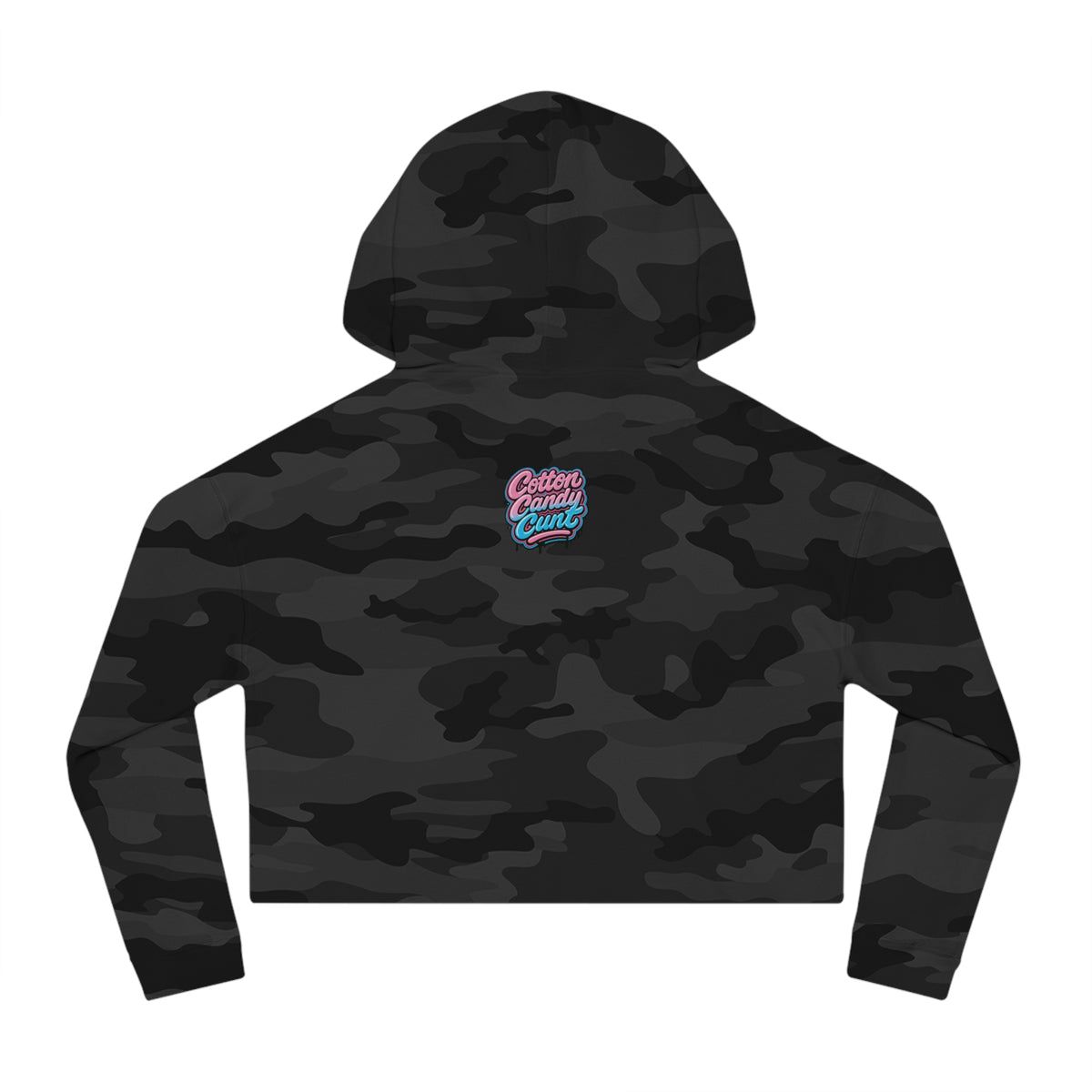 Cotton Candy Cunt Women's Cotton Candy Sky Cropped Hoodie — Design 6
