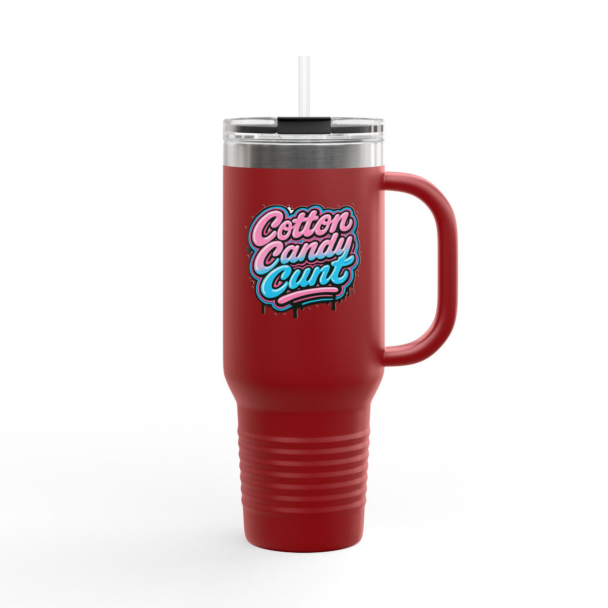 Cotton Candy Cunt 40oz Insulated Travel Tumbler — Design 6