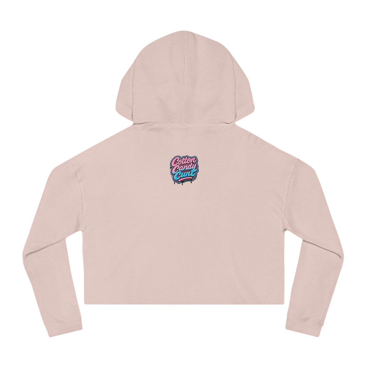 Cotton Candy Cunt Women's Cotton Candy Sky Cropped Hoodie — Design 6