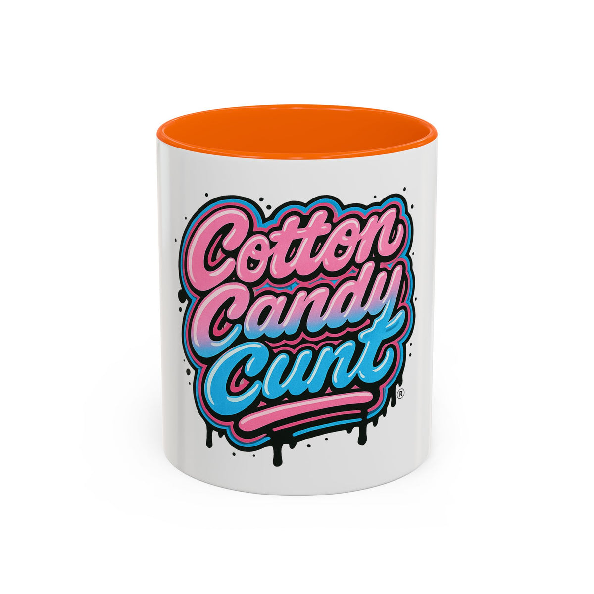 Cotton Candy Cunt Accent Coffee Mug — Design 6