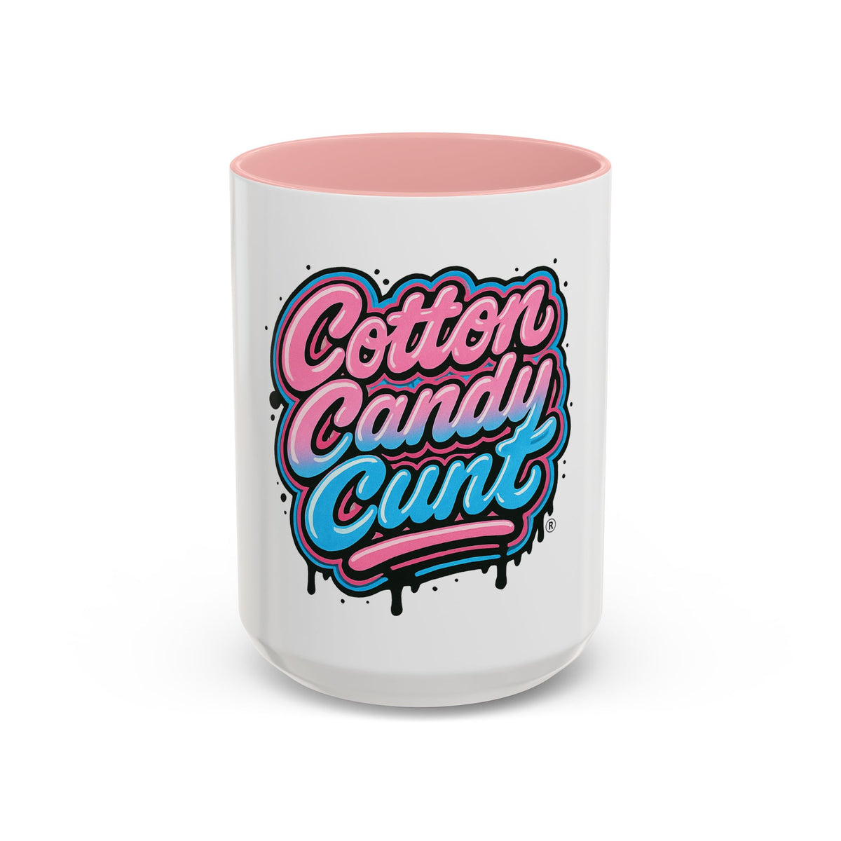 Cotton Candy Cunt Accent Coffee Mug — Design 6