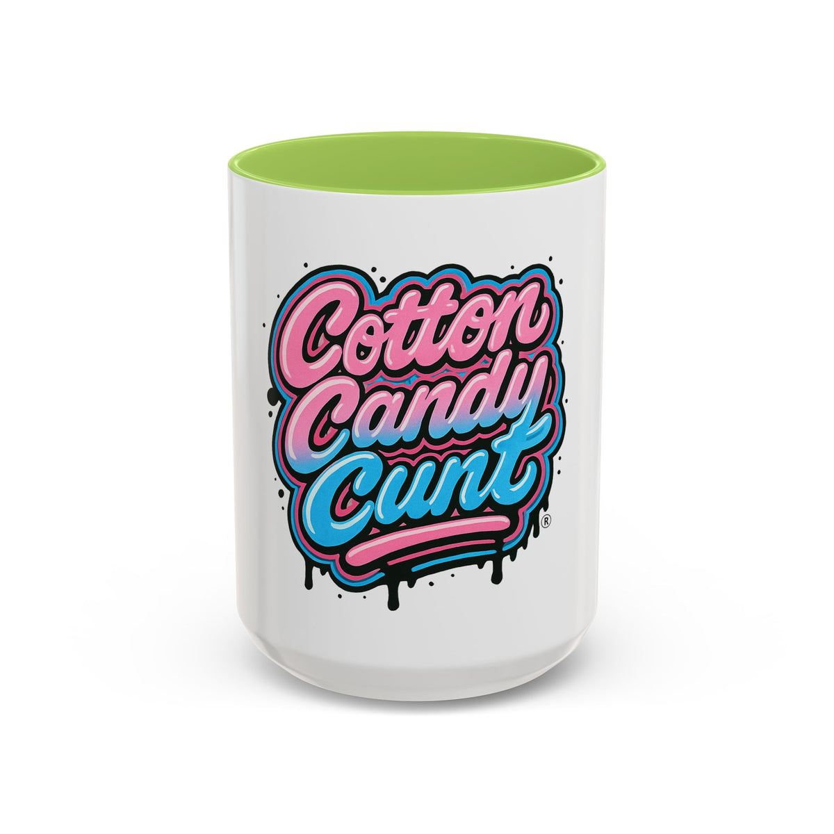 Cotton Candy Cunt Accent Coffee Mug — Design 6