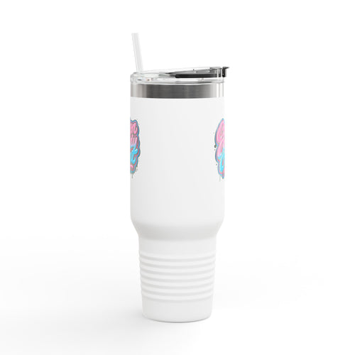 Cotton Candy Cunt 40oz Insulated Travel Tumbler — Design 6