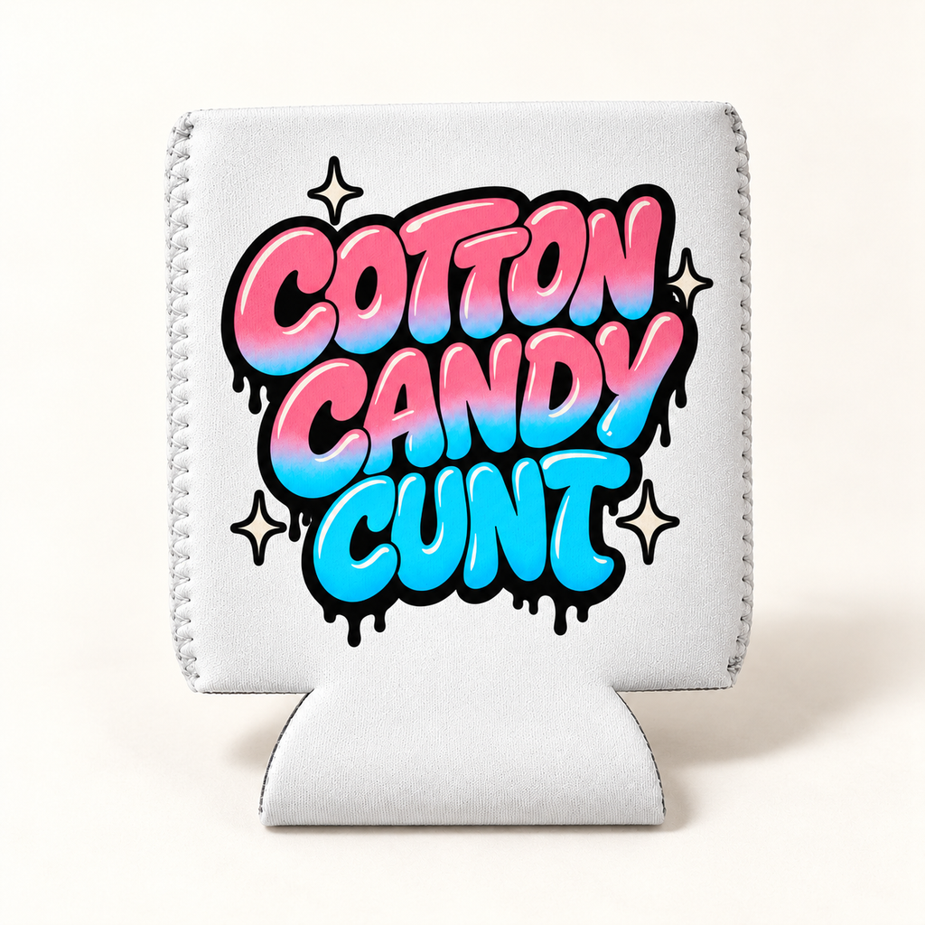Cotton Candy Cunt Can Cooler — Design 6