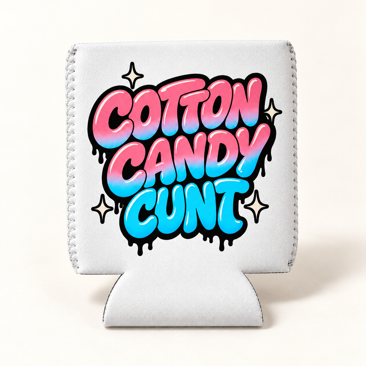Cotton Candy Cunt Can Cooler — Design 6