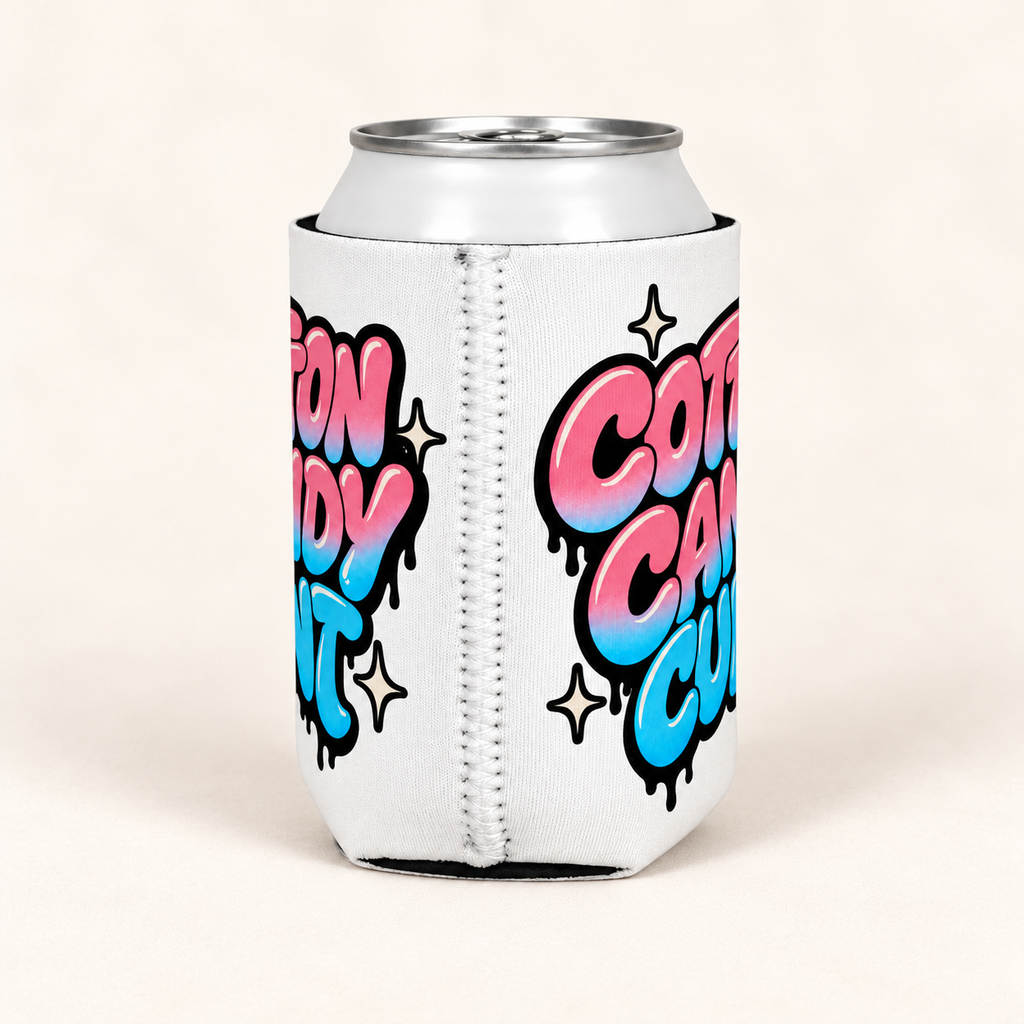 Cotton Candy Cunt Can Cooler — Design 6