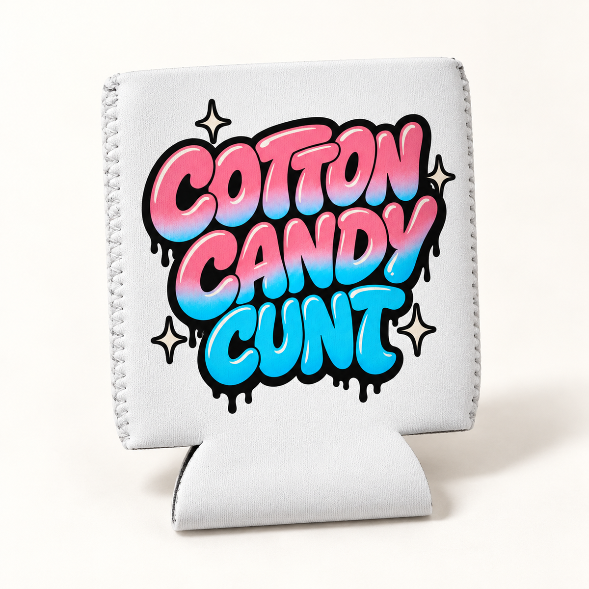 Cotton Candy Cunt Can Cooler — Design 6